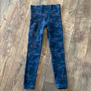 Spanx Blue Camo Leggings